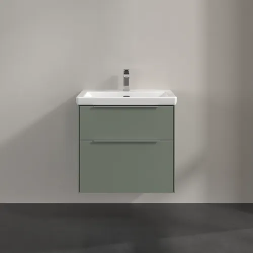 Bild von VILLEROY BOCH Subway 3.0 Waschbeckenunterschrank, 2 Auszüge, 622 x 576 x 478 mm, Soft Green #C57600AF