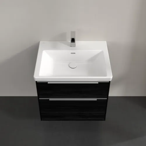 Bild von VILLEROY BOCH Subway 3.0 Waschbeckenunterschrank, 2 Auszüge, 622 x 576 x 478 mm, Black Oak #C57600AB
