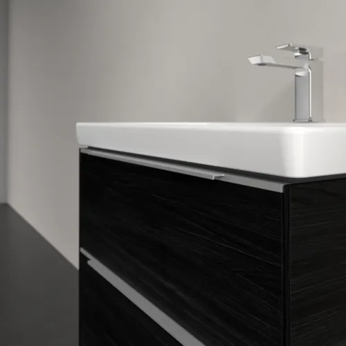 Bild von VILLEROY BOCH Subway 3.0 Waschbeckenunterschrank, 2 Auszüge, 622 x 576 x 478 mm, Black Oak #C57600AB