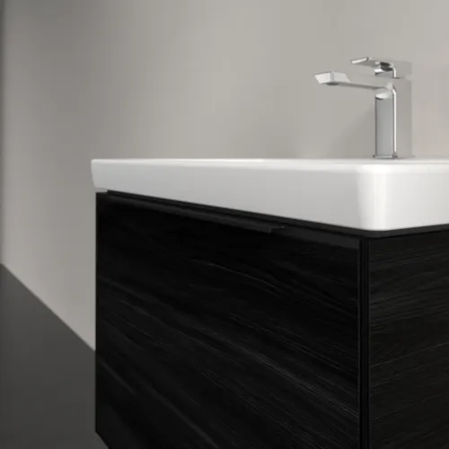 Bild von VILLEROY BOCH Subway 3.0 Waschbeckenunterschrank, 1 Auszug, 622 x 429 x 478 mm, Black Oak #C57501AB