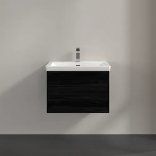 Bild von VILLEROY BOCH Subway 3.0 Waschbeckenunterschrank, 1 Auszug, 622 x 429 x 478 mm, Black Oak #C57501AB