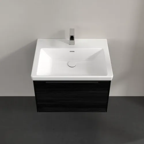 Bild von VILLEROY BOCH Subway 3.0 Waschbeckenunterschrank, 1 Auszug, 622 x 429 x 478 mm, Black Oak #C57501AB