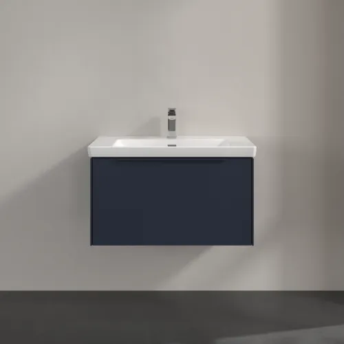 Bild von VILLEROY BOCH Subway 3.0 Waschbeckenunterschrank, 1 Auszug, 772 x 429 x 478 mm, Marine Blue #C57302VQ