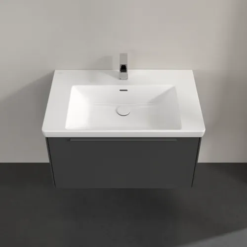 Bild von VILLEROY BOCH Subway 3.0 Waschbeckenunterschrank, 1 Auszug, 772 x 429 x 478 mm, Graphite #C57302VR
