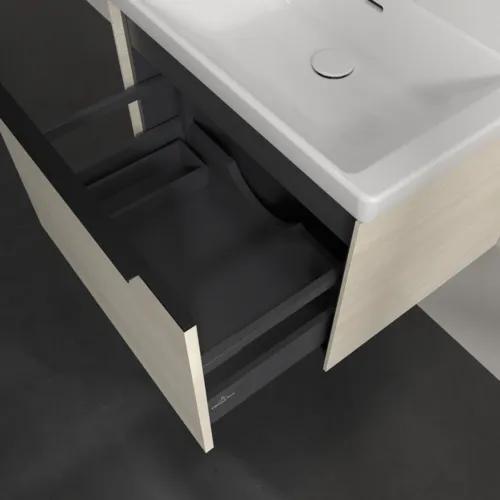 Bild von VILLEROY BOCH Subway 3.0 Waschbeckenunterschrank, 1 Auszug, 622 x 429 x 478 mm, White Oak #C57501AA