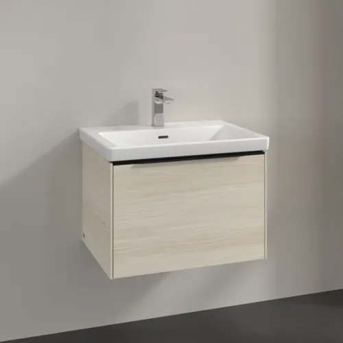 Bild von VILLEROY BOCH Subway 3.0 Waschbeckenunterschrank, 1 Auszug, 622 x 429 x 478 mm, White Oak #C57501AA