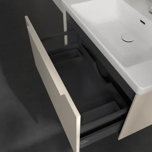 Bild von VILLEROY BOCH Subway 3.0 Waschbeckenunterschrank, 1 Auszug, 772 x 429 x 478 mm, Cashmere Grey #C57302VN