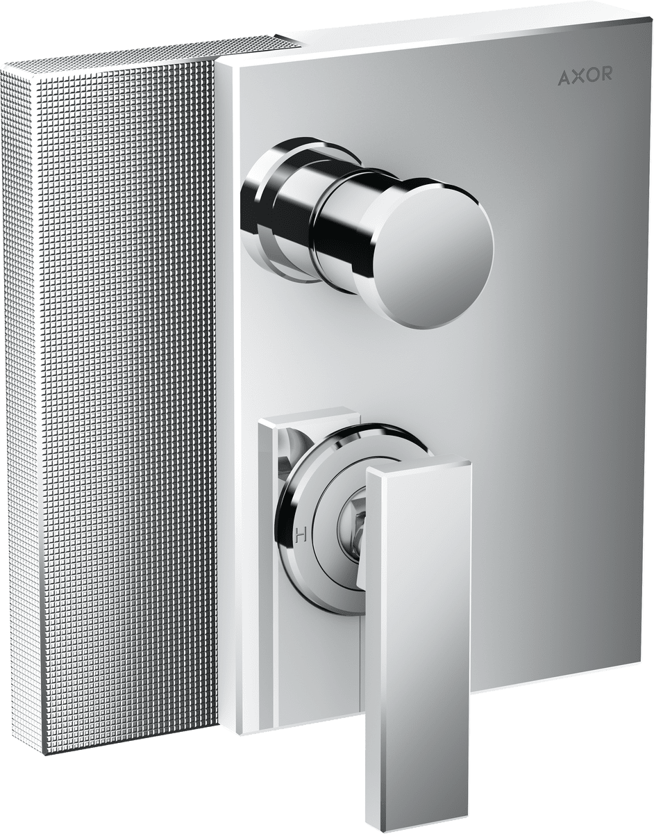 Bild von HANSGROHE AXOR Edge Einhebel-Wannenmischer Unterputz mit integrierter Sicherungskombination nach EN1717 - Diamantschliff #46421000