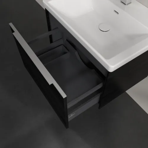 Bild von VILLEROY BOCH Subway 3.0 Waschbeckenunterschrank, 1 Auszug, 622 x 429 x 478 mm, Black Oak #C57500AB