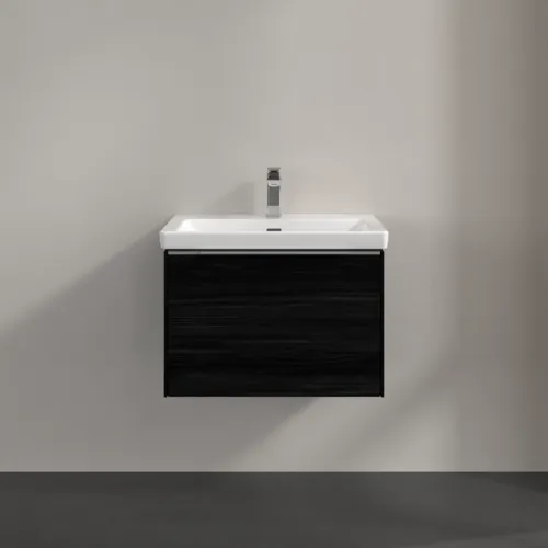Bild von VILLEROY BOCH Subway 3.0 Waschbeckenunterschrank, 1 Auszug, 622 x 429 x 478 mm, Black Oak #C57500AB