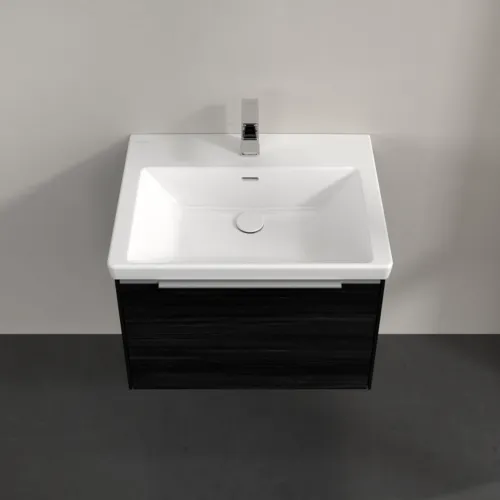 Bild von VILLEROY BOCH Subway 3.0 Waschbeckenunterschrank, 1 Auszug, 622 x 429 x 478 mm, Black Oak #C57500AB