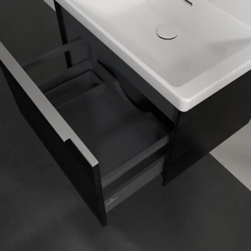 Bild von VILLEROY BOCH Subway 3.0 Waschbeckenunterschrank, 1 Auszug, 622 x 429 x 478 mm, Black Oak #C57500AB