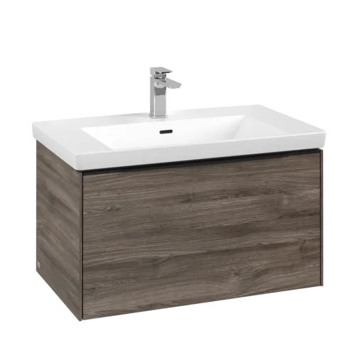 Bild von VILLEROY BOCH Subway 3.0 Waschbeckenunterschrank, 1 Auszug, 772 x 429 x 478 mm, Stone Oak #C57301RK