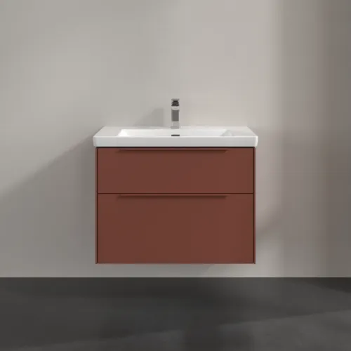 Bild von VILLEROY BOCH Subway 3.0 Waschbeckenunterschrank, 2 Auszüge, 772 x 576 x 478 mm, Wine Red #C57402AH