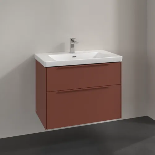 Bild von VILLEROY BOCH Subway 3.0 Waschbeckenunterschrank, 2 Auszüge, 772 x 576 x 478 mm, Wine Red #C57402AH
