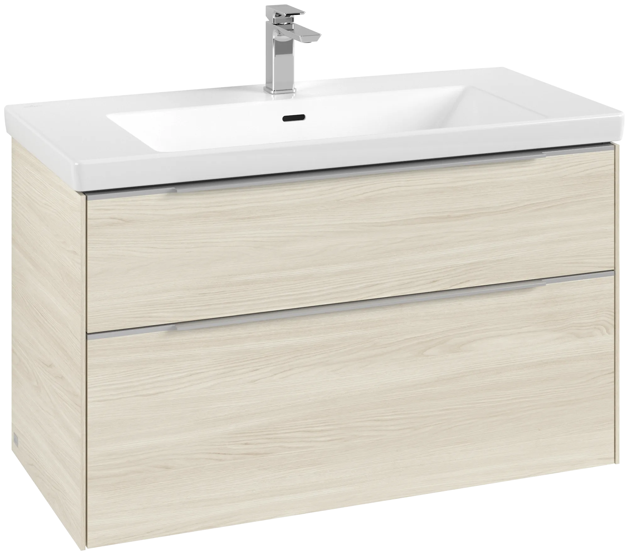 Bild von VILLEROY BOCH Subway 3.0 Waschbeckenunterschrank, 2 Auszüge, 973 x 576 x 478 mm, White Oak #C57000AA