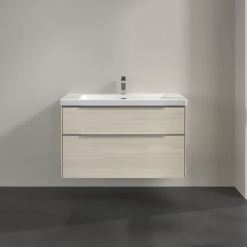 Bild von VILLEROY BOCH Subway 3.0 Waschbeckenunterschrank, 2 Auszüge, 973 x 576 x 478 mm, White Oak #C57000AA