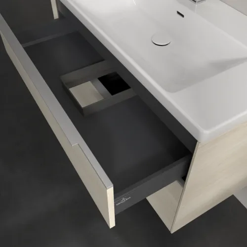 Bild von VILLEROY BOCH Subway 3.0 Waschbeckenunterschrank, 2 Auszüge, 973 x 576 x 478 mm, White Oak #C57000AA