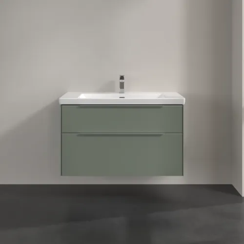 Bild von VILLEROY BOCH Subway 3.0 Waschbeckenunterschrank, 2 Auszüge, 973 x 576 x 478 mm, Soft Green #C57000AF