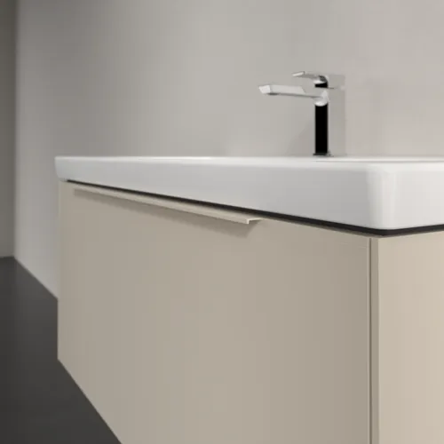 Bild von VILLEROY BOCH Subway 3.0 Waschbeckenunterschrank, mit Beleuchtung, 1 Auszug, 973 x 429 x 478 mm, Cashmere Grey #C569L2VN