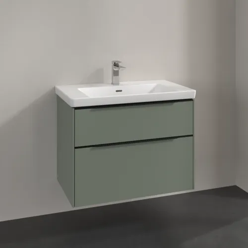 Bild von VILLEROY BOCH Subway 3.0 Waschbeckenunterschrank, 2 Auszüge, 772 x 576 x 478 mm, Soft Green #C57401AF