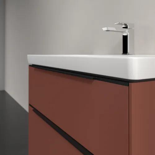 Bild von VILLEROY BOCH Subway 3.0 Waschbeckenunterschrank, 2 Auszüge, 772 x 576 x 478 mm, Wine Red #C57401AH
