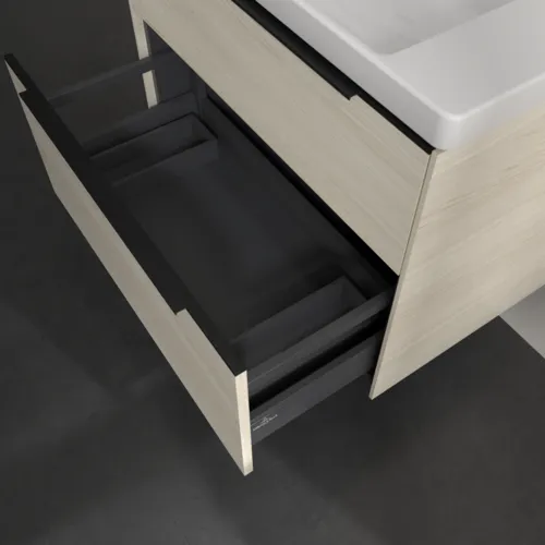 Bild von VILLEROY BOCH Subway 3.0 Waschbeckenunterschrank, 2 Auszüge, 772 x 576 x 478 mm, White Oak #C57401AA