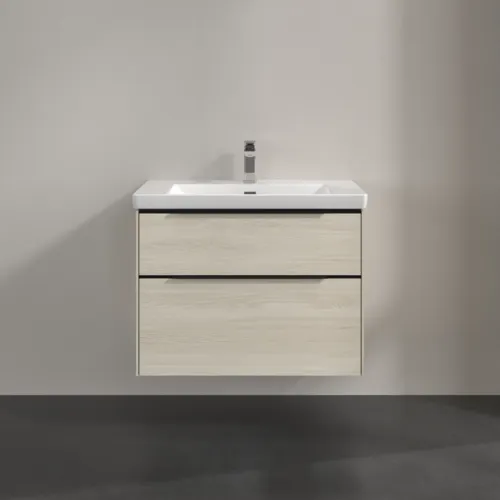 Bild von VILLEROY BOCH Subway 3.0 Waschbeckenunterschrank, 2 Auszüge, 772 x 576 x 478 mm, White Oak #C57401AA
