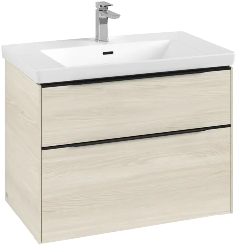 Bild von VILLEROY BOCH Subway 3.0 Waschbeckenunterschrank, 2 Auszüge, 772 x 576 x 478 mm, White Oak #C57401AA