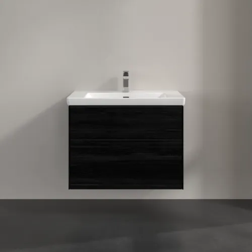 Obrázek VILLEROY BOCH Subway 3.0 Vanity unit, 2 výsuvy, 772 x 576 x 478 mm, černý dub #C57401AB