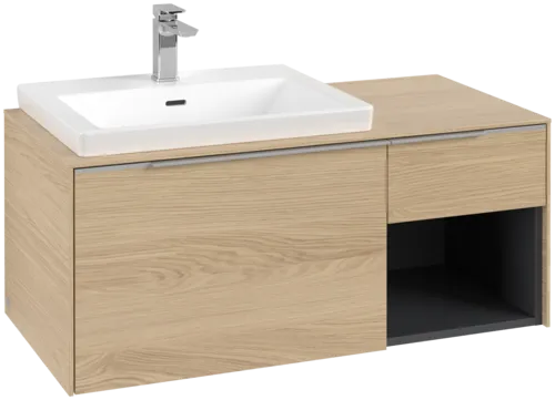 Bild von VILLEROY BOCH Subway 3.0 Waschbeckenunterschrank, mit Beleuchtung, 2 Auszüge, 1001 x 423 x 516 mm, Nordic Oak / Nordic Oak #C572L0VJ