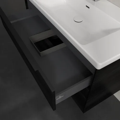 Bild von VILLEROY BOCH Subway 3.0 Waschbeckenunterschrank, 2 Auszüge, 973 x 576 x 478 mm, Black Oak #C57001AB