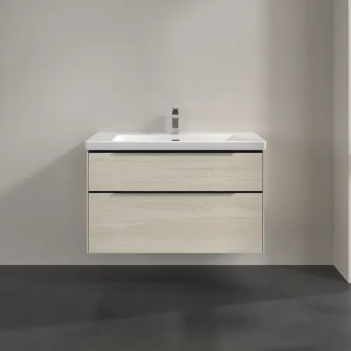 Bild von VILLEROY BOCH Subway 3.0 Waschbeckenunterschrank, 2 Auszüge, 973 x 576 x 478 mm, White Oak #C57001AA