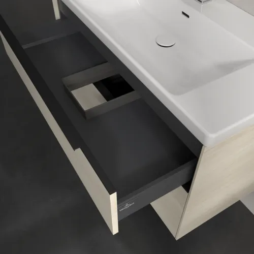 Bild von VILLEROY BOCH Subway 3.0 Waschbeckenunterschrank, 2 Auszüge, 973 x 576 x 478 mm, White Oak #C57001AA