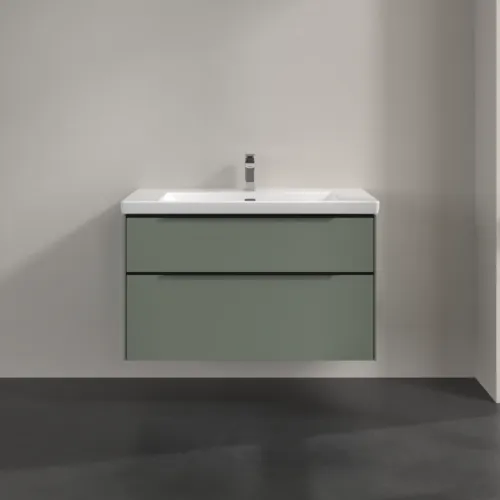 Obrázek VILLEROY BOCH Subway 3.0 Vanity unit, 2 výsuvy, 973 x 576 x 478 mm, Soft Green #C57001AF