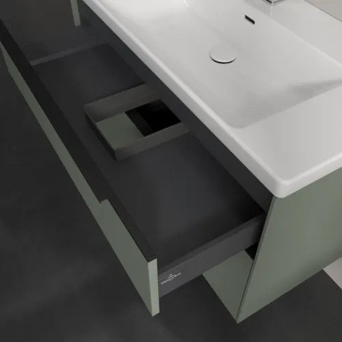 Obrázek VILLEROY BOCH Subway 3.0 Vanity unit, 2 výsuvy, 973 x 576 x 478 mm, Soft Green #C57001AF