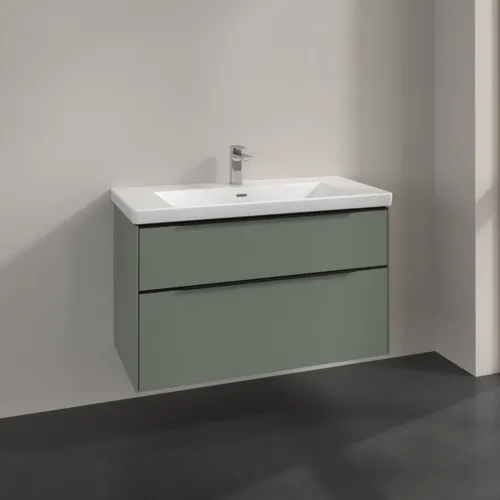 Obrázek VILLEROY BOCH Subway 3.0 Vanity unit, 2 výsuvy, 973 x 576 x 478 mm, Soft Green #C57001AF