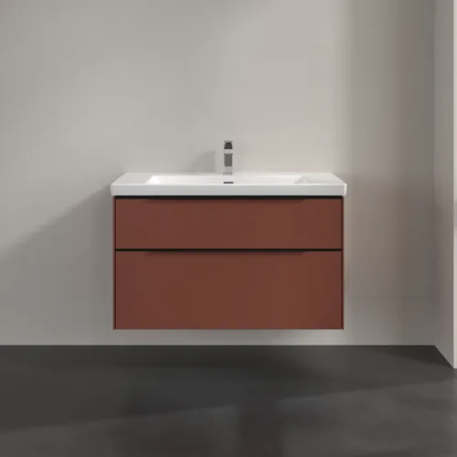 Bild von VILLEROY BOCH Subway 3.0 Waschbeckenunterschrank, 2 Auszüge, 973 x 576 x 478 mm, Wine Red #C57001AH