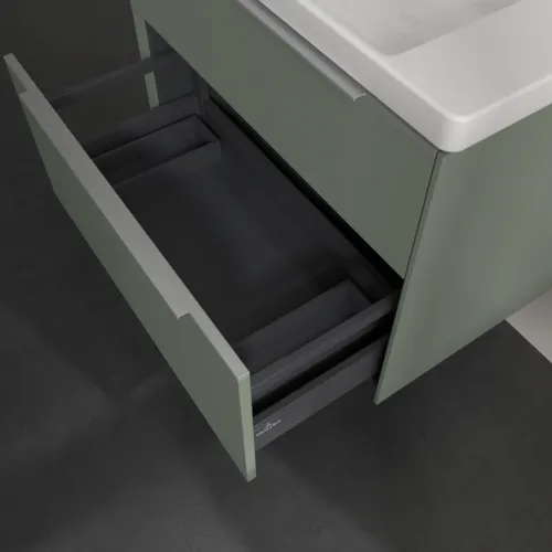Bild von VILLEROY BOCH Subway 3.0 Waschbeckenunterschrank, 2 Auszüge, 772 x 576 x 478 mm, Soft Green #C57400AF