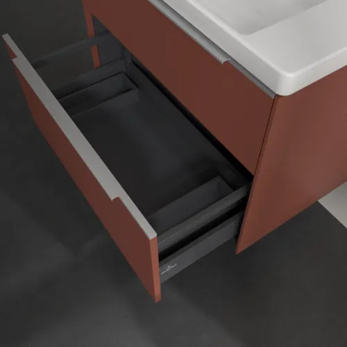Bild von VILLEROY BOCH Subway 3.0 Waschbeckenunterschrank, 2 Auszüge, 772 x 576 x 478 mm, Wine Red #C57400AH