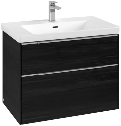 Bild von VILLEROY BOCH Subway 3.0 Waschbeckenunterschrank, 2 Auszüge, 772 x 576 x 478 mm, Black Oak #C57400AB