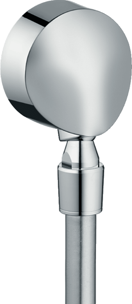 Bild von HANSGROHE FixFit Wandanschluss E mit Rückflussverhinderer und Kugelgelenk #27505000 - Chrom