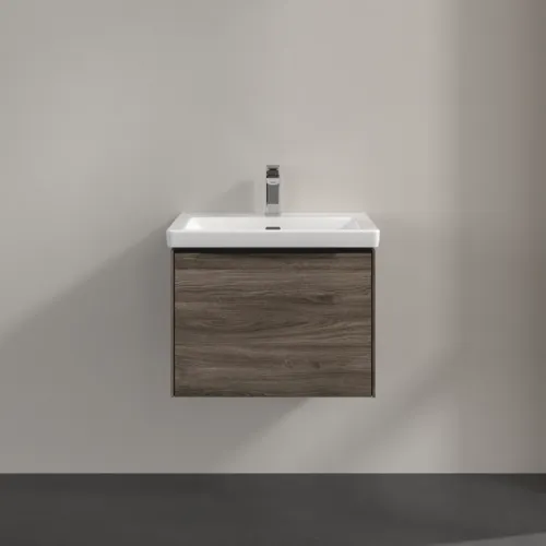 Bild von VILLEROY BOCH Subway 3.0 Waschbeckenunterschrank, 1 Auszug, 572 x 429 x 478 mm, Stone Oak #C57701RK