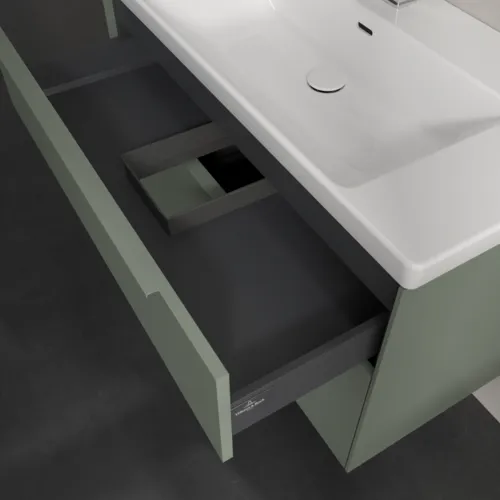 Bild von VILLEROY BOCH Subway 3.0 Waschbeckenunterschrank, 2 Auszüge, 973 x 576 x 478 mm, Soft Green #C57002AF