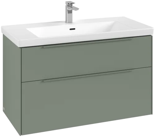 Bild von VILLEROY BOCH Subway 3.0 Waschbeckenunterschrank, 2 Auszüge, 973 x 576 x 478 mm, Soft Green #C57002AF