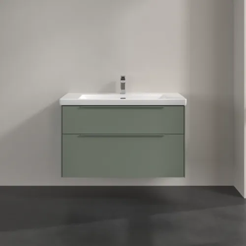 Bild von VILLEROY BOCH Subway 3.0 Waschbeckenunterschrank, 2 Auszüge, 973 x 576 x 478 mm, Soft Green #C57002AF