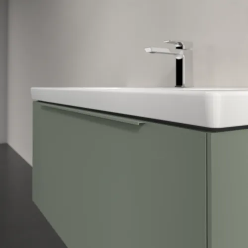 Bild von VILLEROY BOCH Subway 3.0 Waschbeckenunterschrank, mit Beleuchtung, 1 Auszug, 973 x 429 x 478 mm, Soft Green #C569L2AF