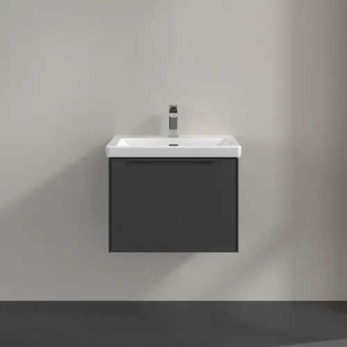 Bild von VILLEROY BOCH Subway 3.0 Waschbeckenunterschrank, 1 Auszug, 572 x 429 x 478 mm, Graphite #C57702VR