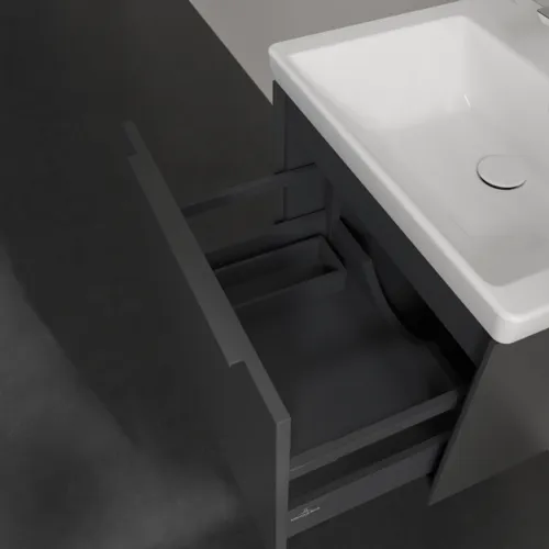 Bild von VILLEROY BOCH Subway 3.0 Waschbeckenunterschrank, 1 Auszug, 572 x 429 x 478 mm, Graphite #C57702VR