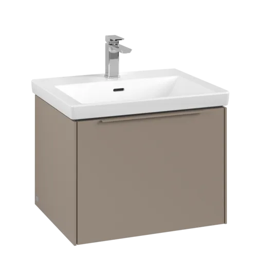 Bild von VILLEROY BOCH Subway 3.0 Waschbeckenunterschrank, 1 Auszug, 572 x 429 x 478 mm, Taupe #C57702VM